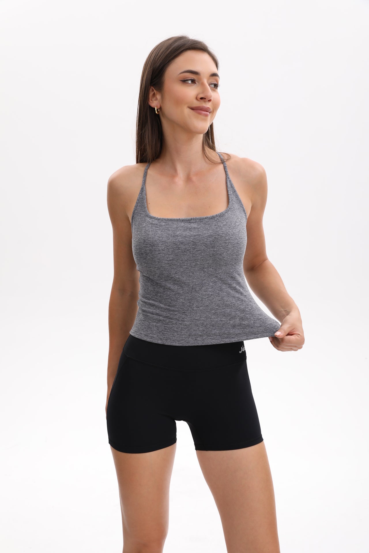 Everywhere Tank - Charcoal Heather Grey